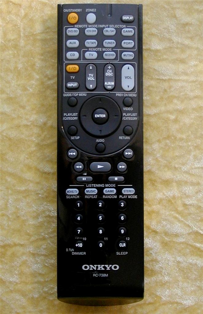 RC-738M Replace Remote Control for Onkyo AV Receiver HT-S7200 TX-SR607 RC-738M Replace Remote Control for Onkyo AV Receiver HT-S7200 TX-SR607