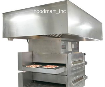 commercial hood kitchen pizza exhaust oven system vent ventilation