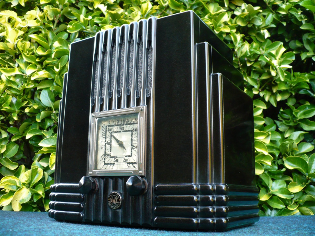 1930's Art Deco AWA EMPIRE STATE Bakelite Valve Radio eBay