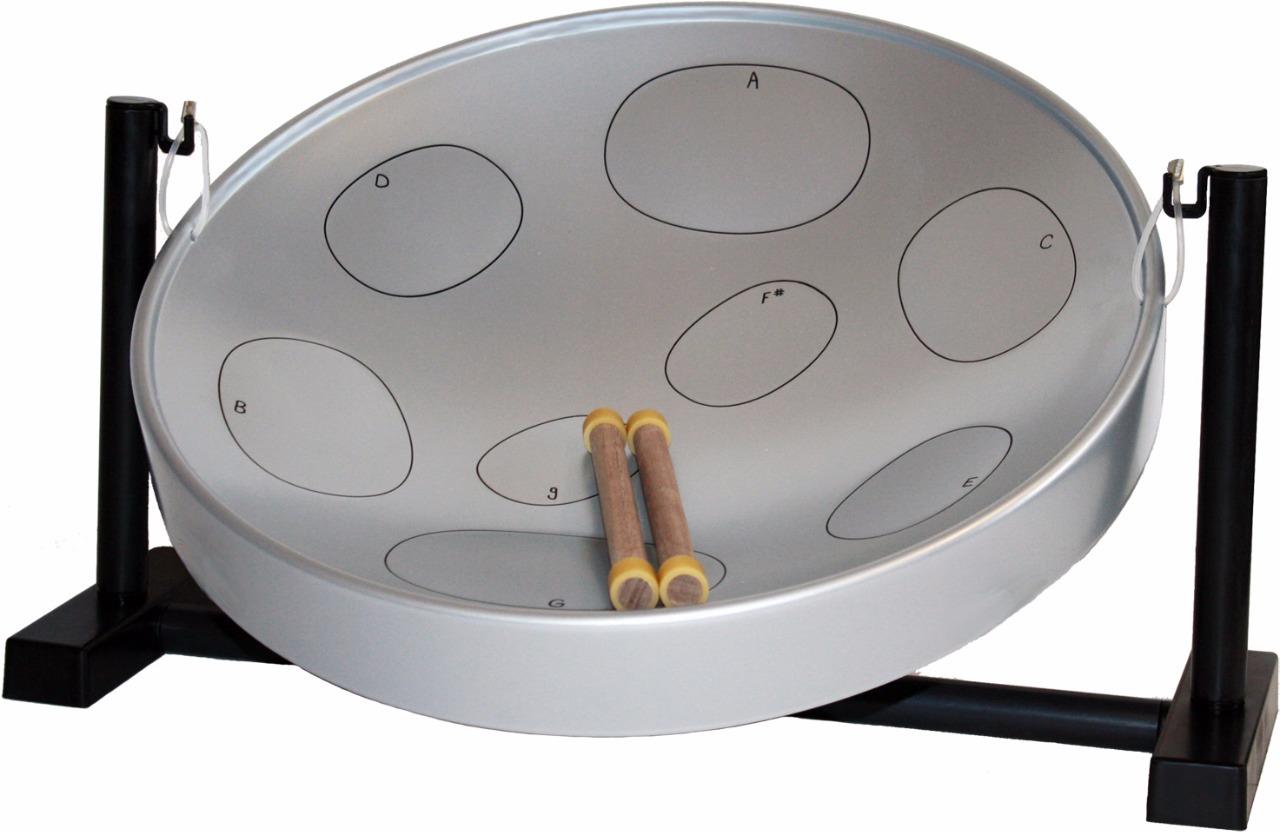 Jumbie Jam Panyard Table Top Steel Pan Drum + Stand in Grey JJ3050GY **NEW** eBay