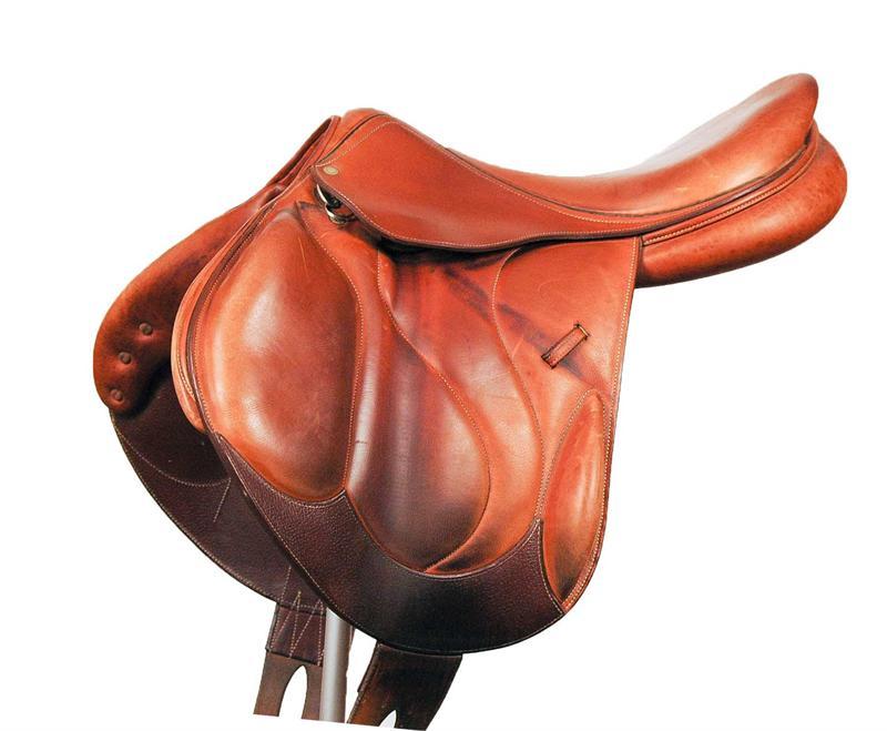 17" PRESTIGE DX EVENTING JUMPING SADDLE + CWD LEATHERS + ANTARES COVER