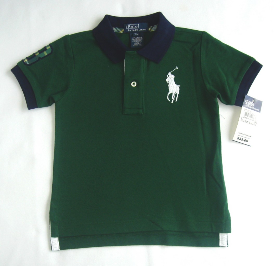Ralph Lauren Baby Boy Clothes Big Pony Tartan-Trim Polo Shirt NWT | eBay