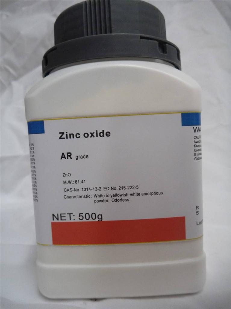 Zinc oxide powder AR analytical reagent grade + lab bottle 500g eBay
