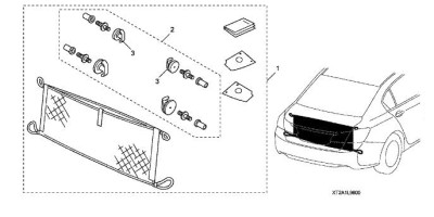 2013 Honda accord coupe cargo net #5