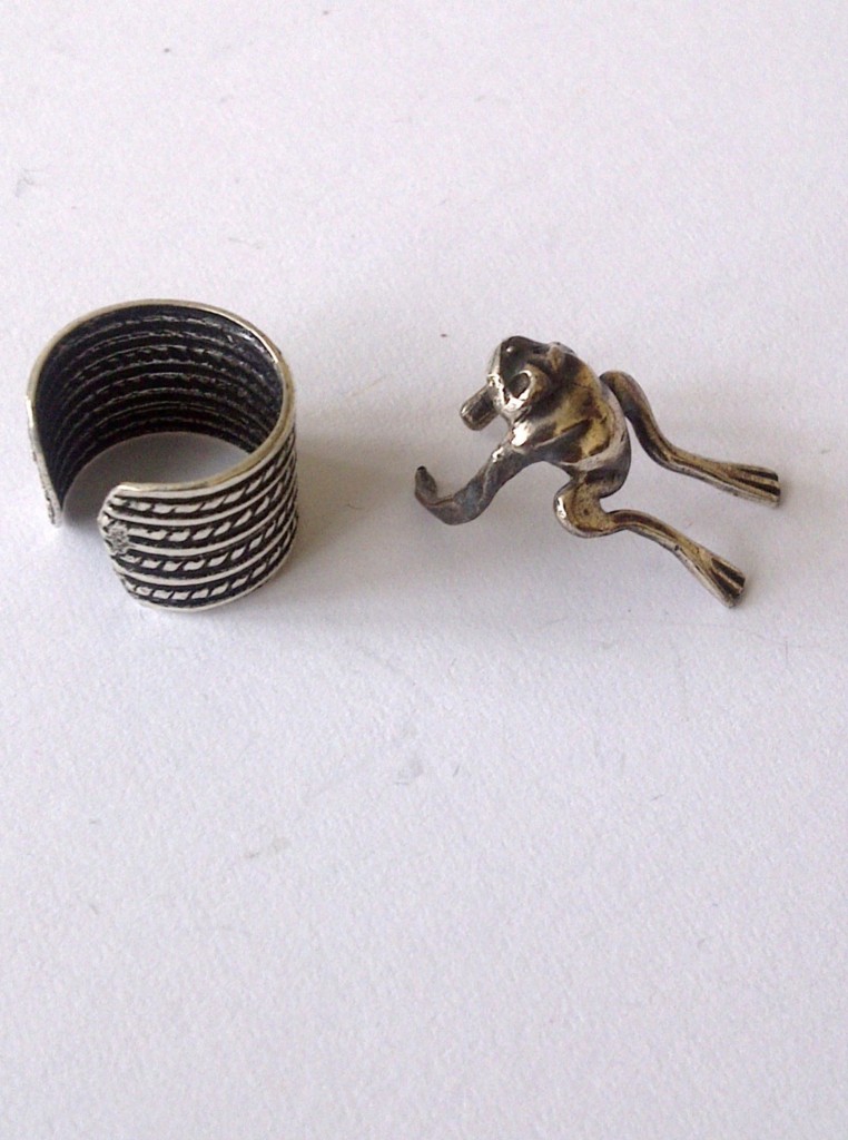 KISSYS SHEVA CUTE MIXED PAIRS DESIGN EAR CUFF SOLID SILVER.925 EARCUFFS EAR CUFF - Picture 8 of 8