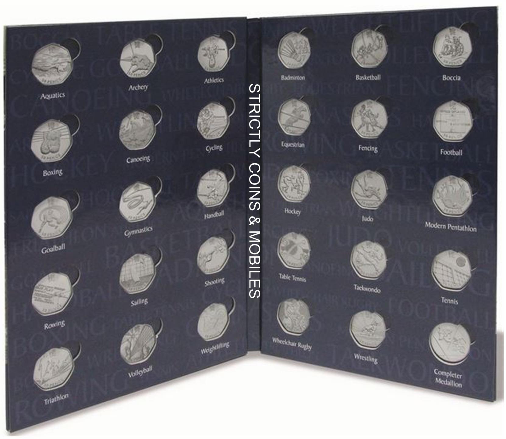 Complete Royal Mint 50p Folder And Sealed Completer Coin 