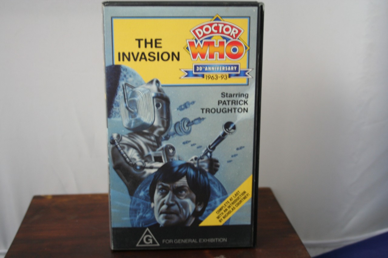 DOCTOR WHO VHS.PATRICK THROUGHTON.THE INVASION...MAKE AN OFFER eBay