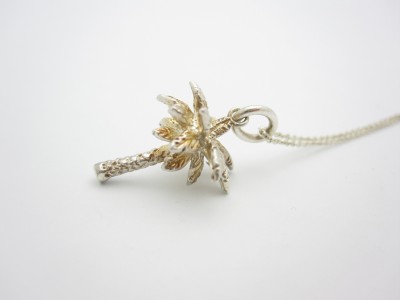 tiffany palm sterling pendant italy necklace tree silver