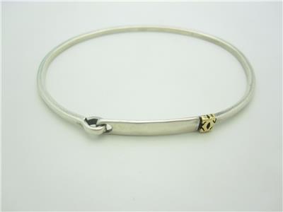 silver cartier style bangle
