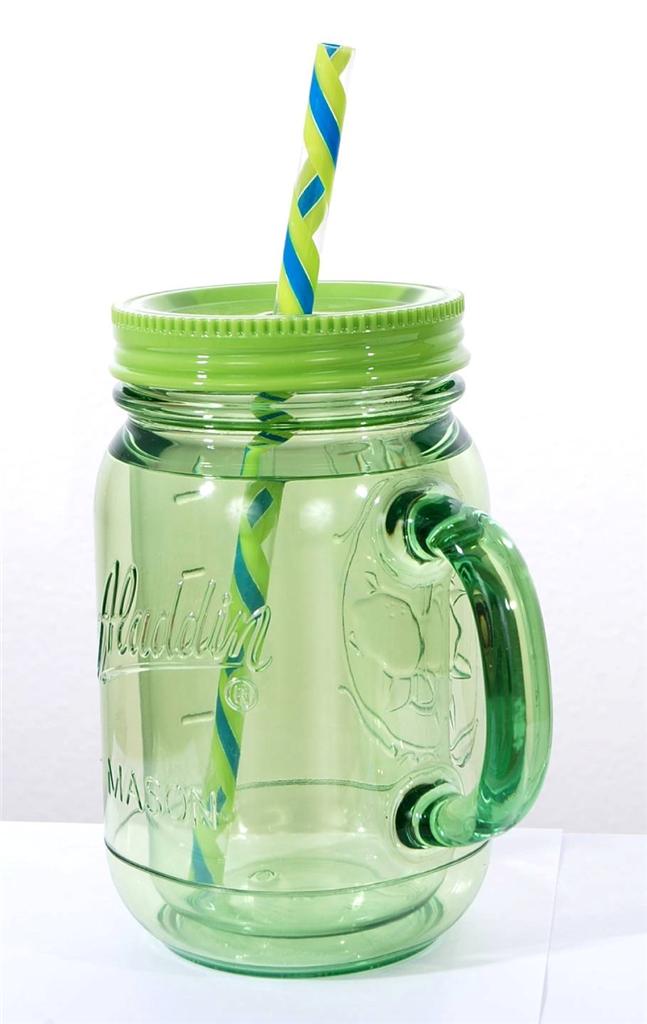 Aladdin Classic Insulated Mason Tumbler 20oz Jar NoSweat Smoothie Cup