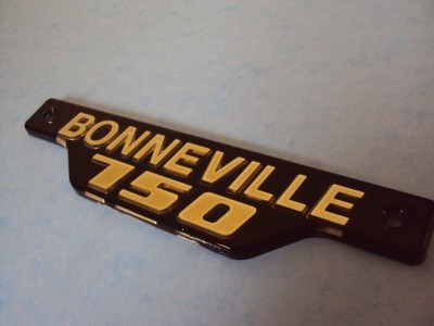 Triumph Bonneville 750 T140e Seitenwand Emblem 83-7317 Gold