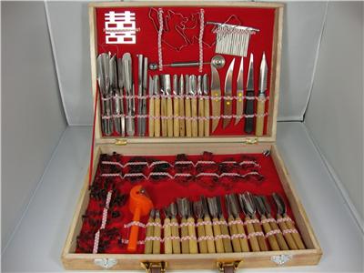 Carving Chisels on Au 80 Pcs Vegetable Fruit Carving Chisel Tool Chef Kit   Ebay