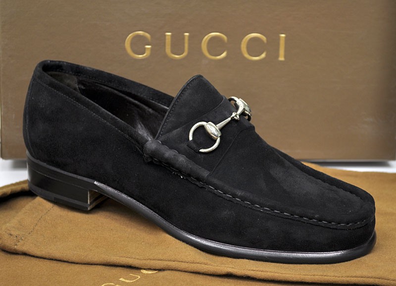 brown suede gucci shoes