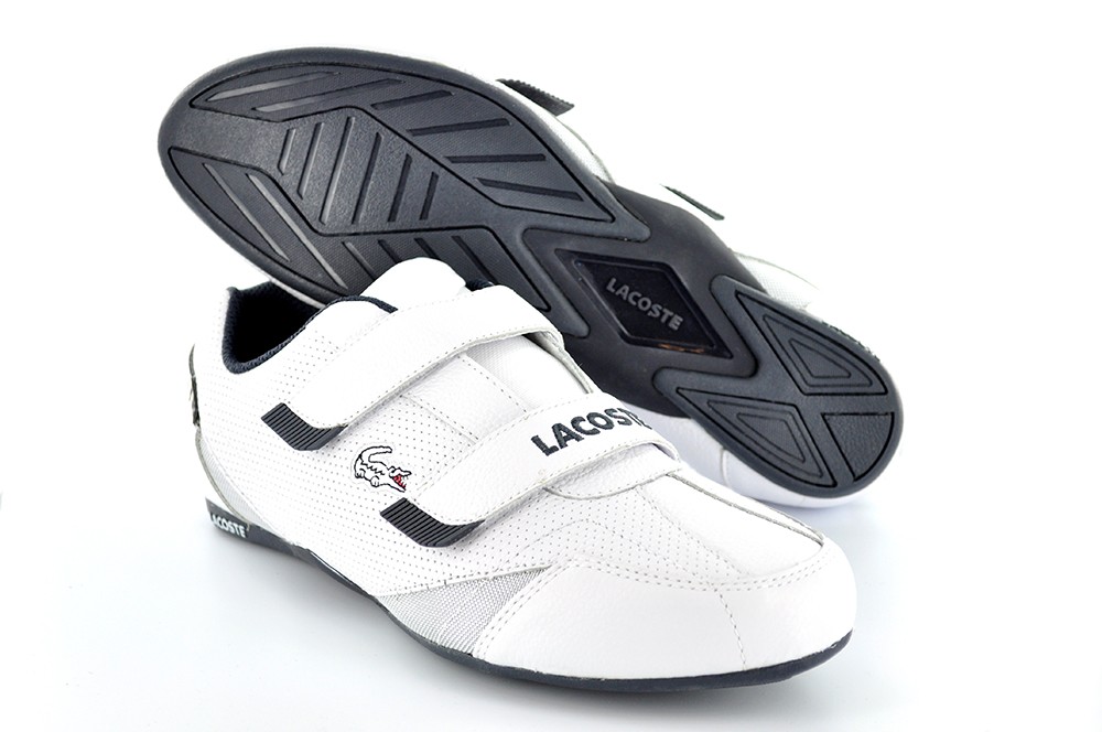 lacoste trainers with velcro