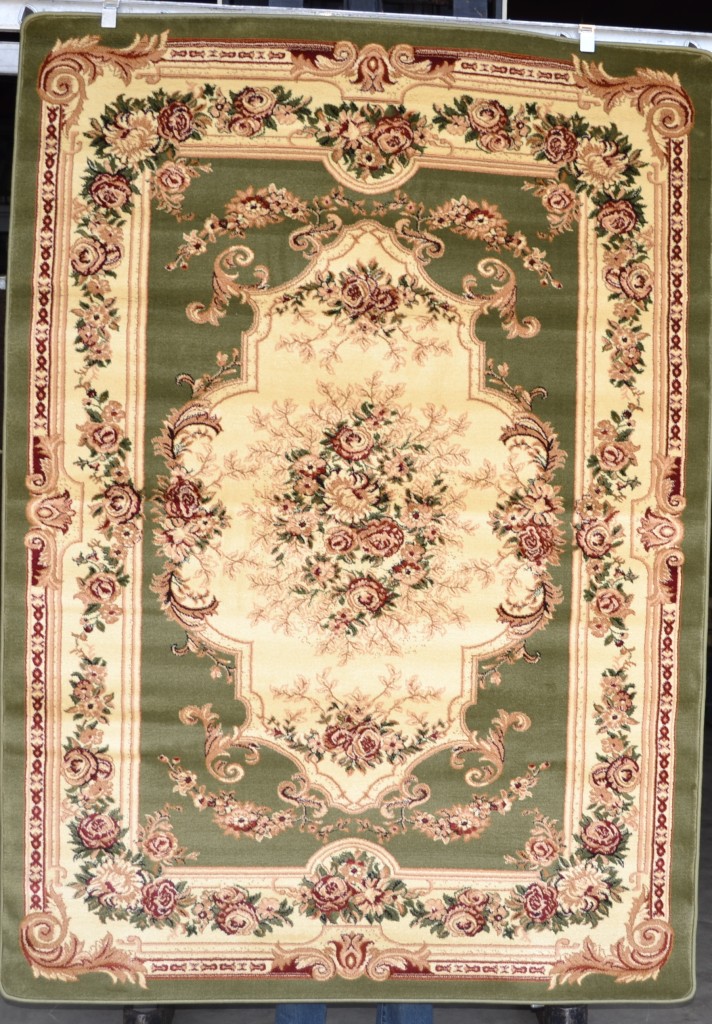 Burgundy green victorian 5x7 area rug carpet traditional balck vory