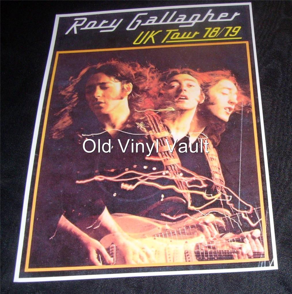 Rory Gallagher UK Tour 78/79 Repro Poster | EBay