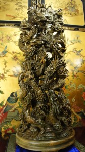 Wood Carving Dragon Panels
