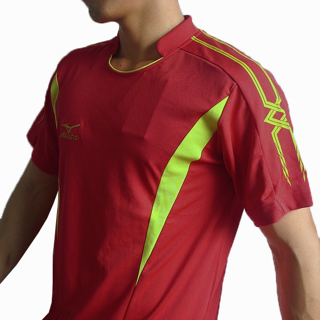 Mizuno Men's Volleyball Jersey Shirt Red S, M, L, XL eBay