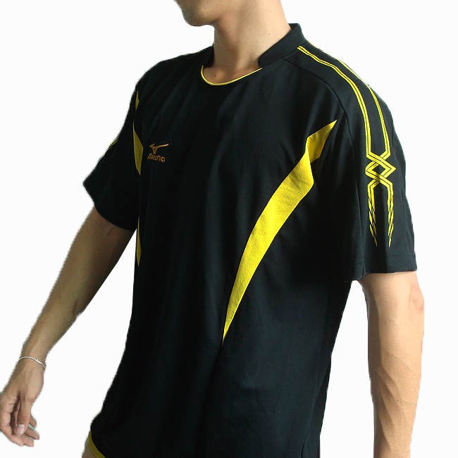 Mizuno Men's Volleyball Jersey Shirt Black L eBay