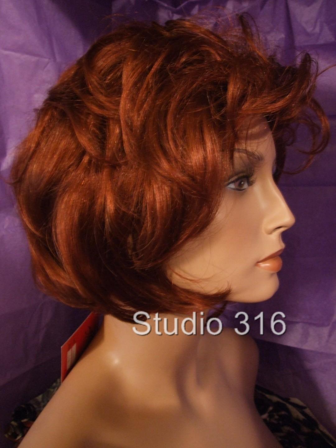 Short Layered Page Boy Wig Fluffy Volume & Height on Top Big Hair