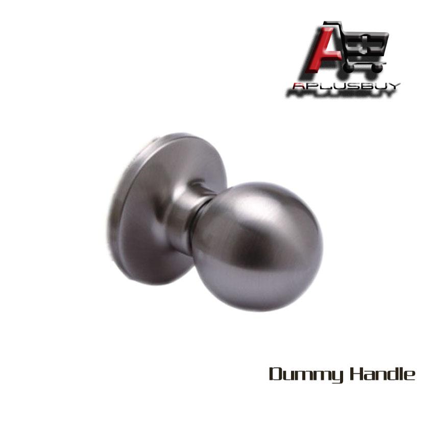 10 x Round Knob Dummy Lever Door Handle Stainless Steel Chrome Satin