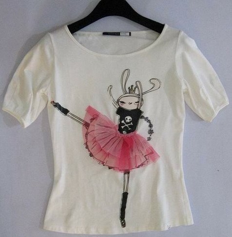 NWT SPORTMAX CODE Women's Tee Dancing Bunny MaxMar...