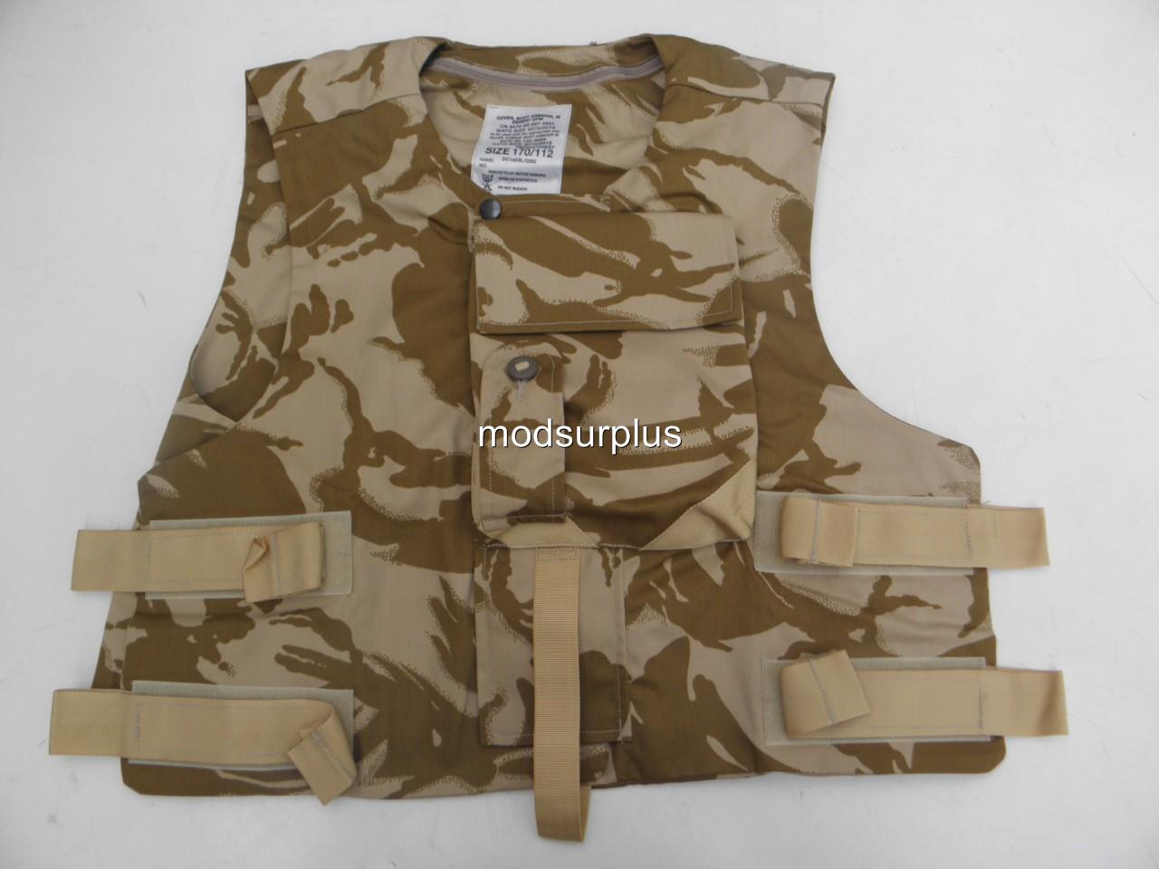 NEW British Army soldier Surplus Desert assalt Flak Vest cover Airsoft
