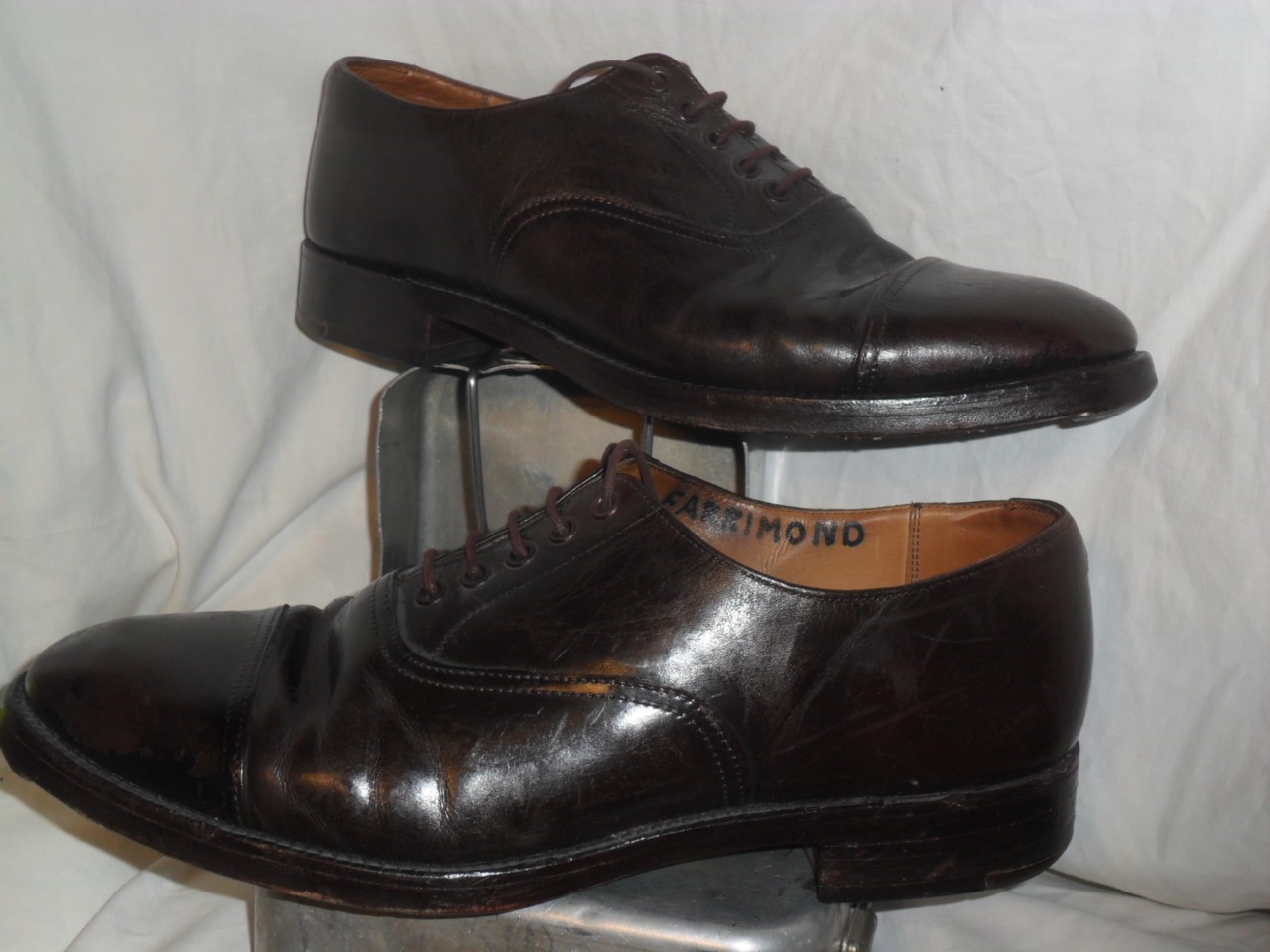 British Army Surplus Mens Officers & WOs No2 Service Dress Brown Leather Shoes eBay