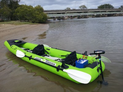 kayak motor trolling inflatable fishing person boat canoe brand