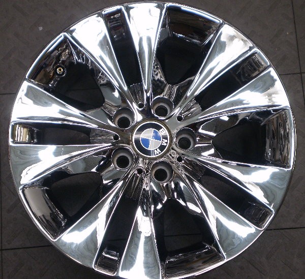 Bmw 525 chrome wheels #5