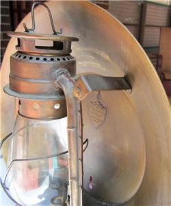 Wells Fargo Oil Kerosene Wall Lantern Sconce Reflector Oil Lamp