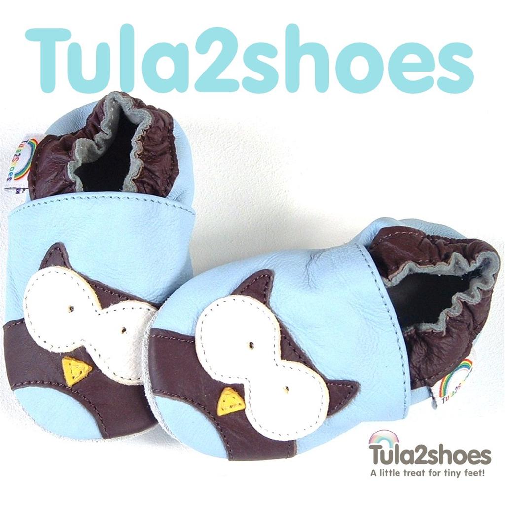 tula2shoes-SOFT-LEATHER-BABY-BOYS-FIRST-PRAM-SHOES-SLIPPERS-OWL-0-6-12-18-24-M