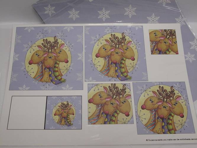 1 Decoupage y 1 Hoja de Respaldo 8 Diseños a Elegir de Artes y Oficios para Hacer Tarjetas - Imagen 5 de 9