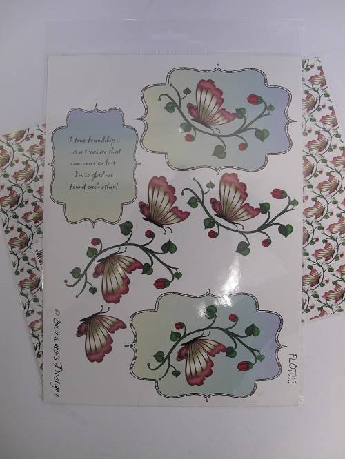 1 Decoupage y 1 Hoja de Respaldo 8 Diseños a Elegir de Artes y Oficios para Hacer Tarjetas - Imagen 8 de 9
