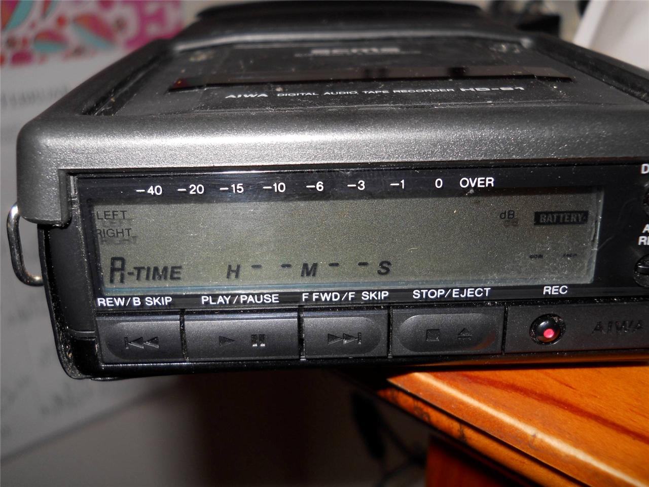 vintage AIWA HD S1 DIGITAL AUDIO TAPE RECORDER rare collectable DAT