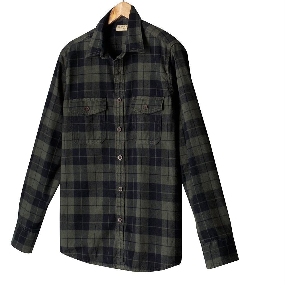 sonoma mens flannel
