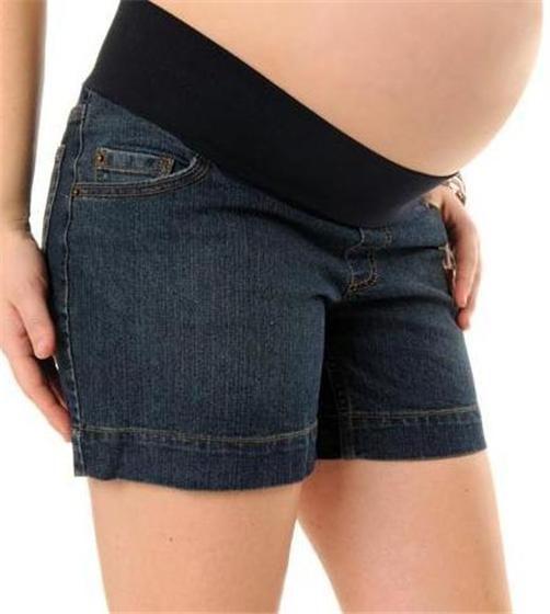 Oh Baby Motherhood "Under Belly" Maternity Denim Shorts dif Sizes 40