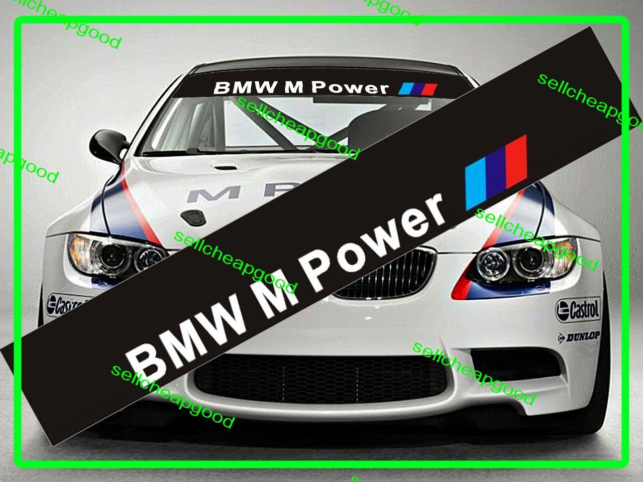 Bmw m windshield decal #3