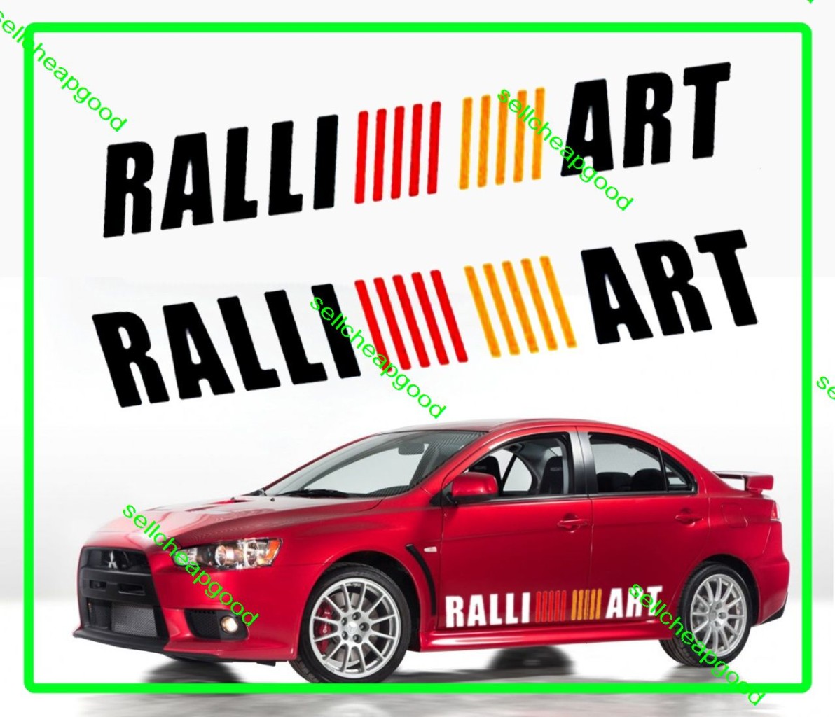 Mitsubishi Ralliart Sides Decal FOR Lancer Evolution ...