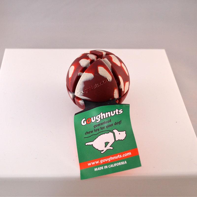 Goughnuts 3" Rubber Ball Toy - Made in the USA - Durability Guaranteed - Picture 2 of 7