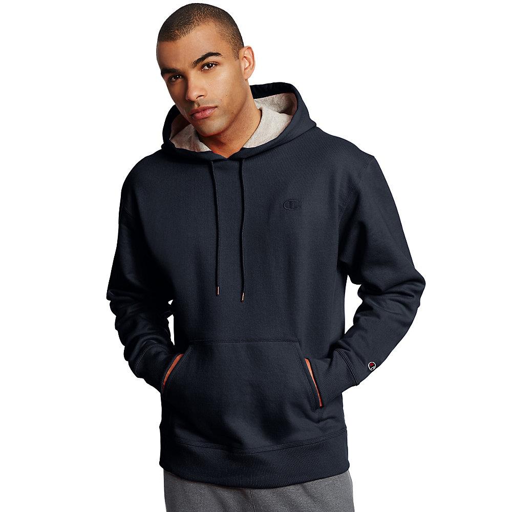 champion men's powerblend fleece pullover sweatshirt