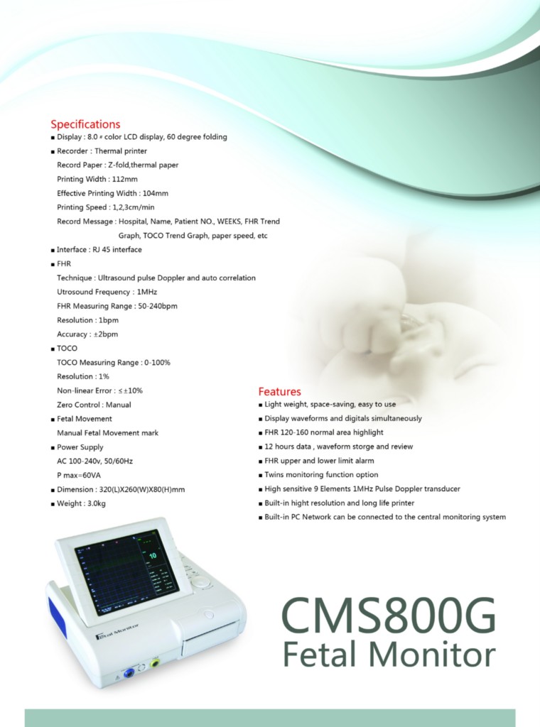 TOCO FHR Fetal Movement Probe for CONTEC Brand fetal monitor Maternal