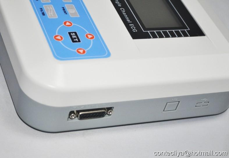 CONTEC Professional Portable ECG, EKG Machine + Printer eBay