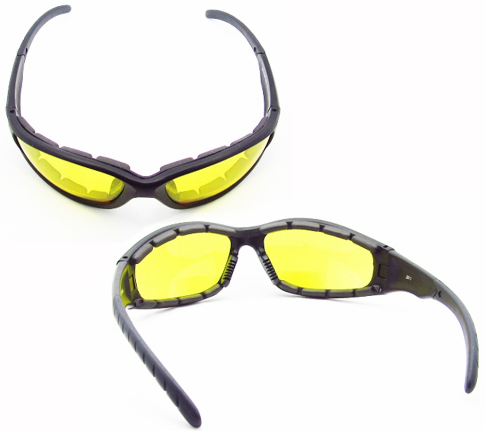 Bifocal Motorcycle Riding Glasses Goggles Z87 Safety Yellow Night