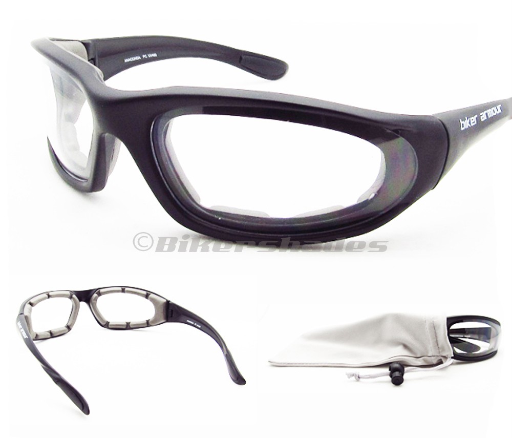 Biker Motorcycle Transition Photochromic Transitional Glasses Goggles