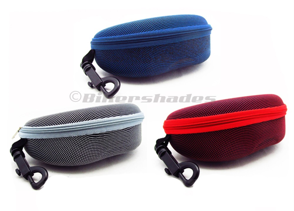 Extra Large Sunglass & Goggles Hard Case with Nylon Water Resistant