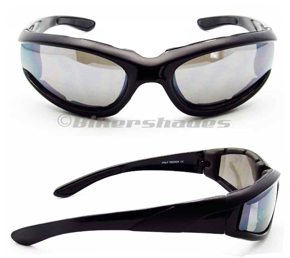 Motorcycle Riding Foam Padded Women Girl Ladies Pink Red Sunglasses