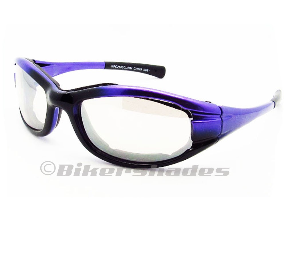 Small Motorcycle Glasses Goggles CLEAR Tinted Riding Sport Kids Teens Women Boys eBay