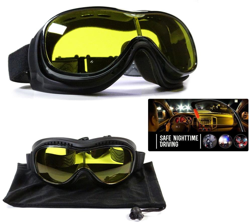 Fit Over RX Glasses Goggles Cover Over Motorcycle Biker Ski Snowboard