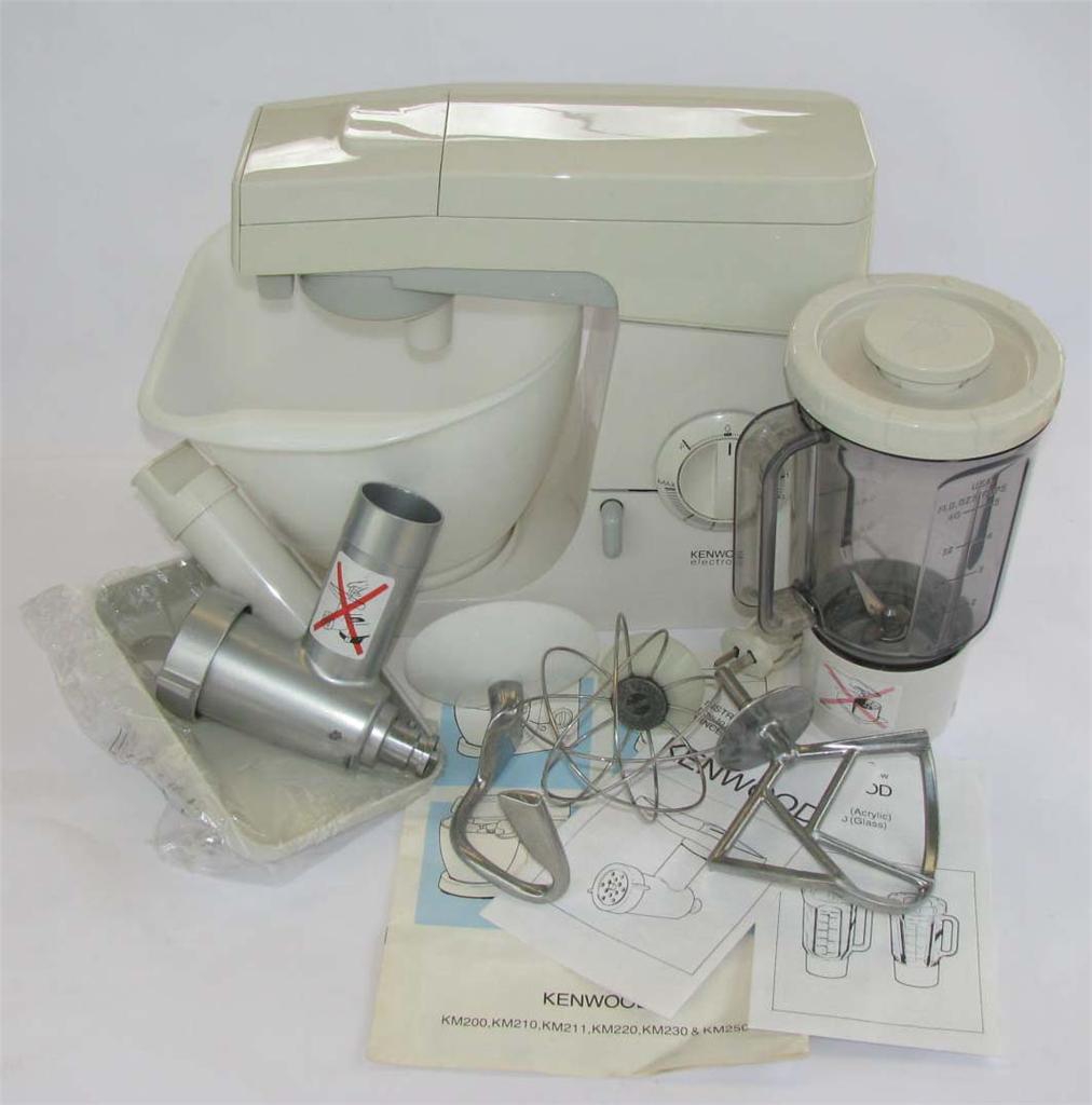 Kenwood Chef Excel KM210 Mixer + Attachments Exc/Cond eBay